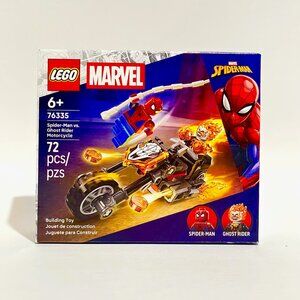 Lego 76335 Spider-Man vs. Ghost Rider Motorcycle New NIB Sealed in Hand